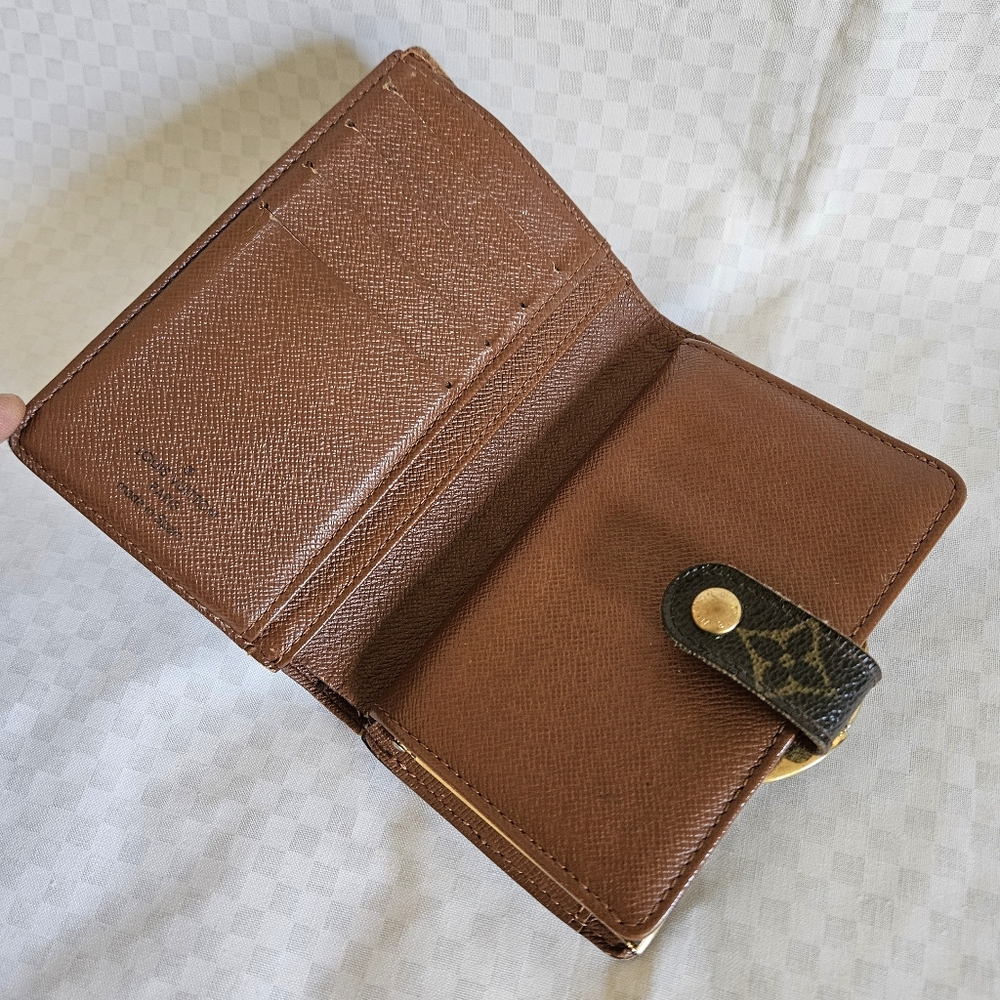 Louis Vuitton Monogram Brown and Gold Small Wallet - Picture 7 of 13